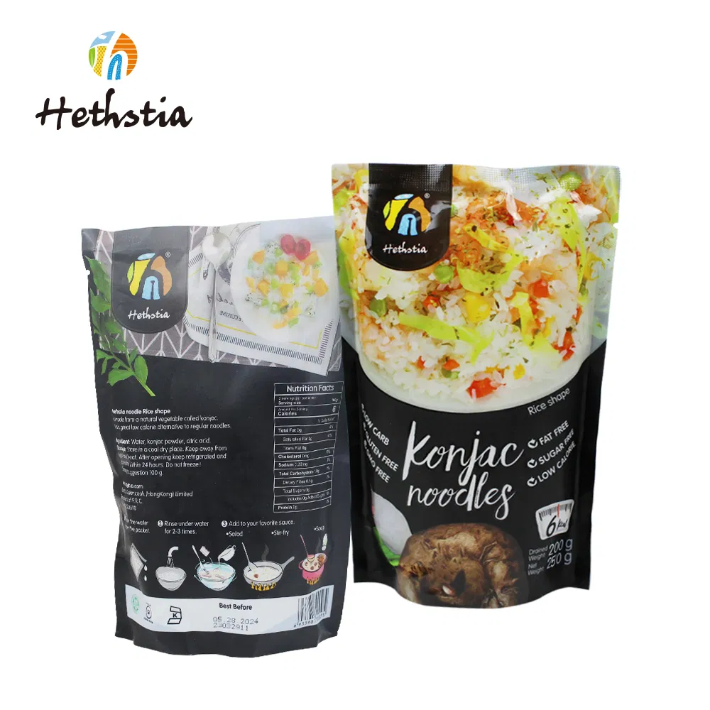 Konjac Rice Glucomannan Instant Meal Low Calorie Healthy Halal Shirataki Konjac Rice