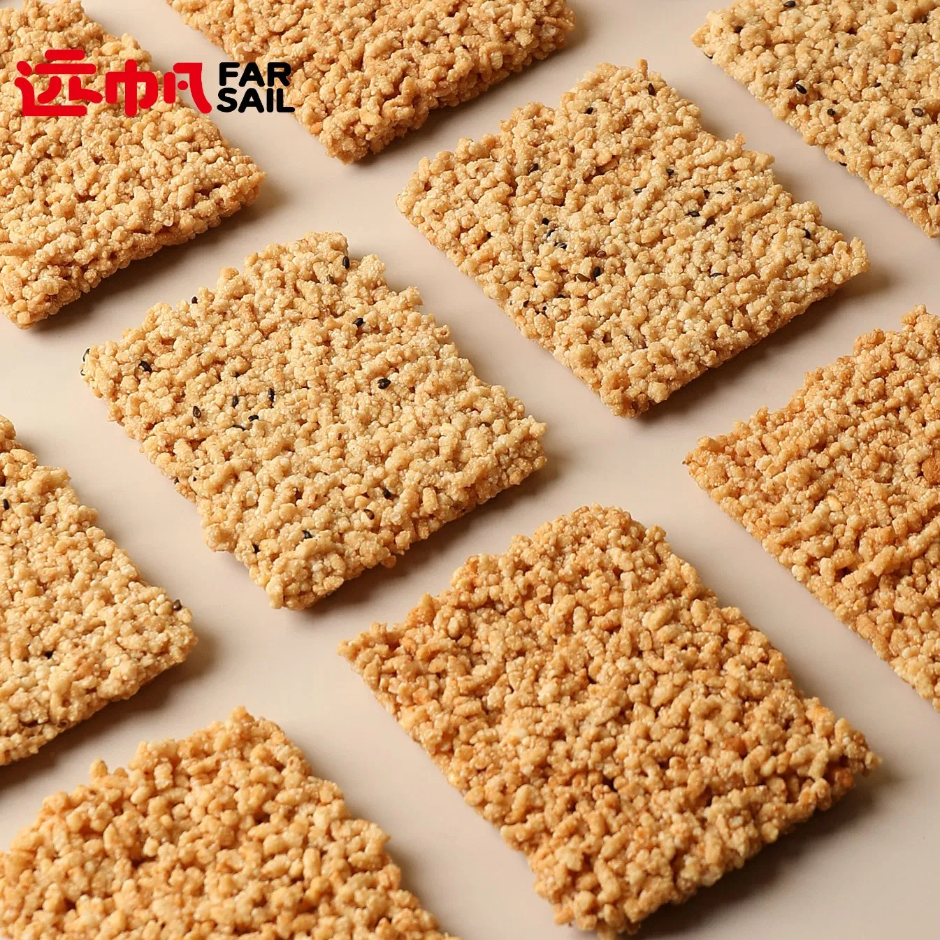 Glutinous Rice Crust Crispy Original Office Healthy Snacks Food