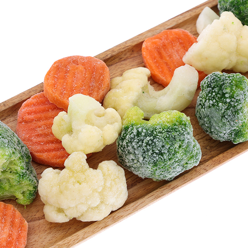 IQF Frozen Broccoli and Carrot Mix - Frozen Vegetable Blend, 10kg/Box for Food Service, Ready Meals