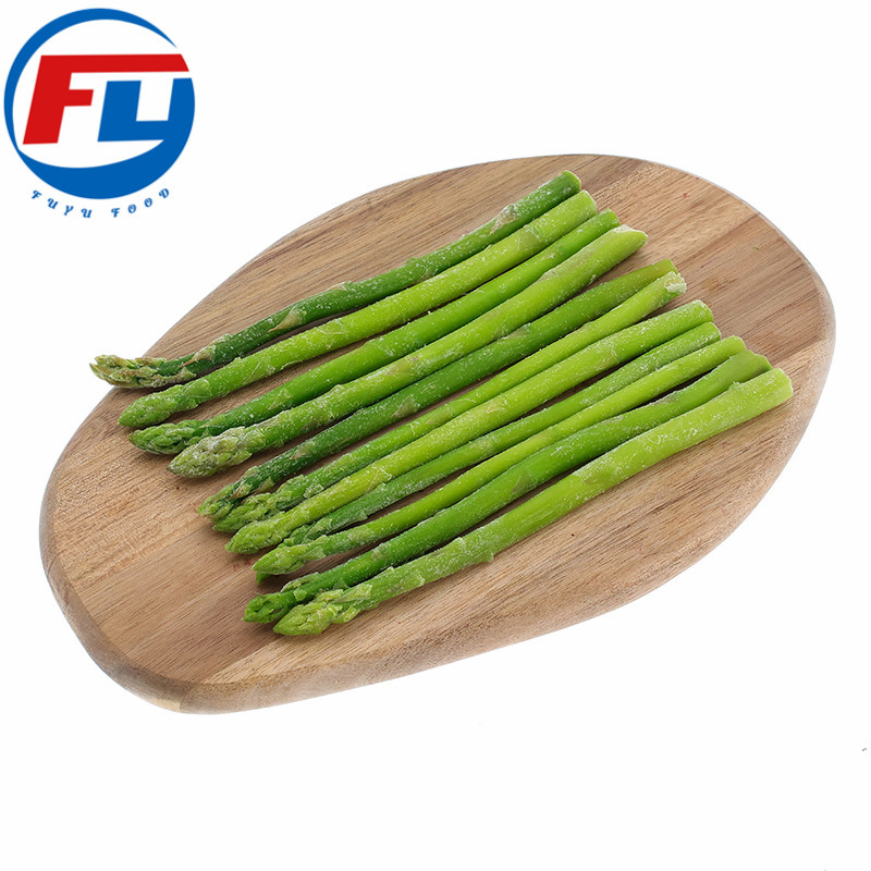 Certified Frozen Asparagus Whole Frozen Vegetable for Sports Nutrition Food IQF Vegetables
