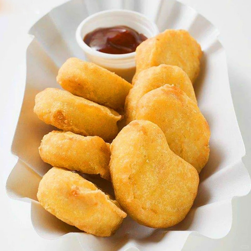 (yuchuan) Crispy Golden Plant-Based Chicken Nuggets for Kids High-Protein Vegan Sustainable Food &amp; Beverage