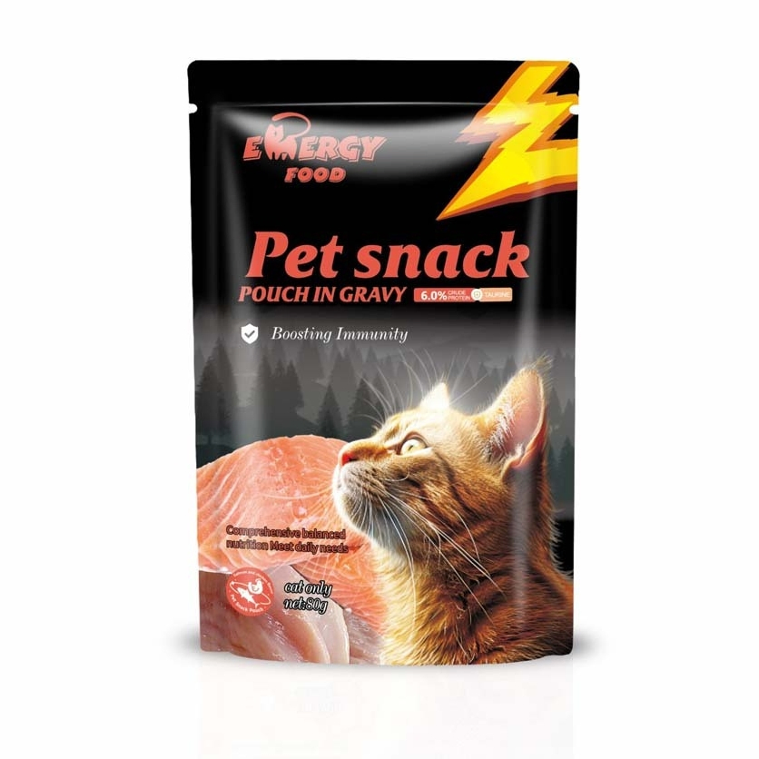 Best Selling OEM &amp; ODM High-Taste Cat Wet Food Meat-Based Bagged Pet Food Pet Product