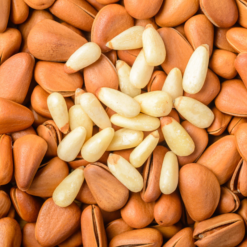 Organic Pine Nuts From Northeast China Bulk Packaged Roasted Dried Nut Food