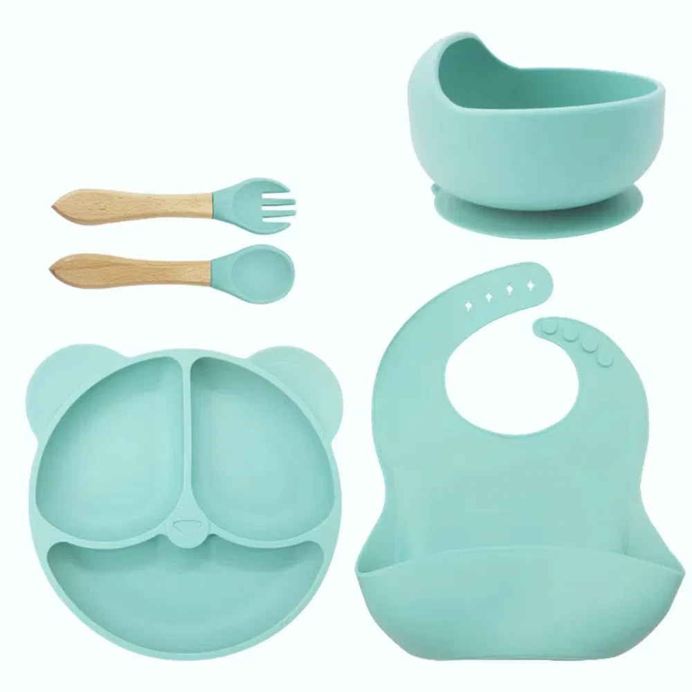 Wholesale SGS Food Grade Baby Items Silicone Tableware Silicone Baby Products