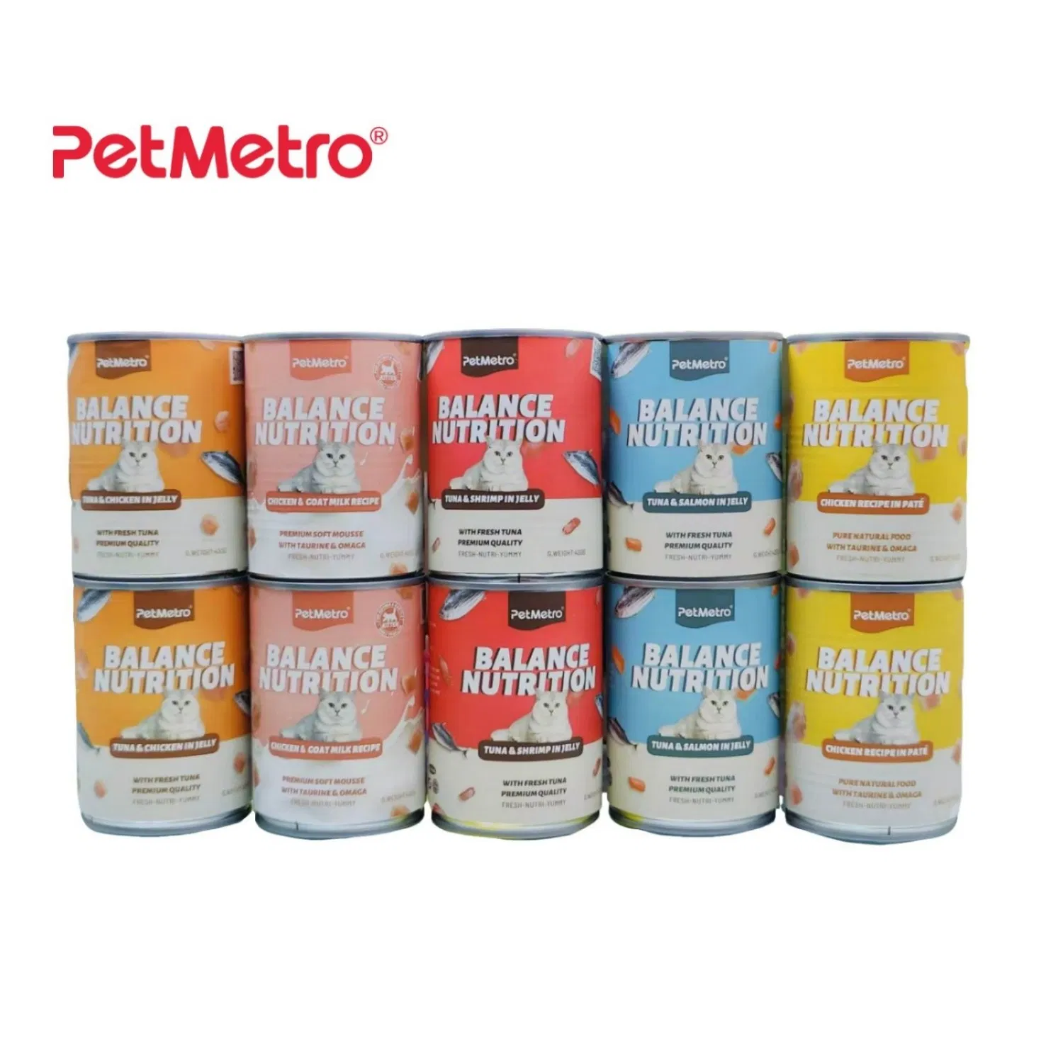 Tuna Based Pure Natural Soft Pate Meal Made for Clean Label Buyers 375g Production Tuna Wet Food Cat