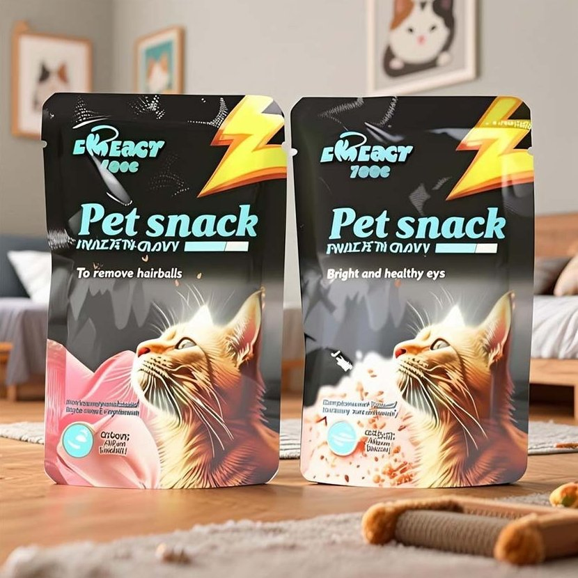 Best Selling OEM &amp; ODM High-Taste Cat Wet Food Meat-Based Bagged Pet Food Pet Treats