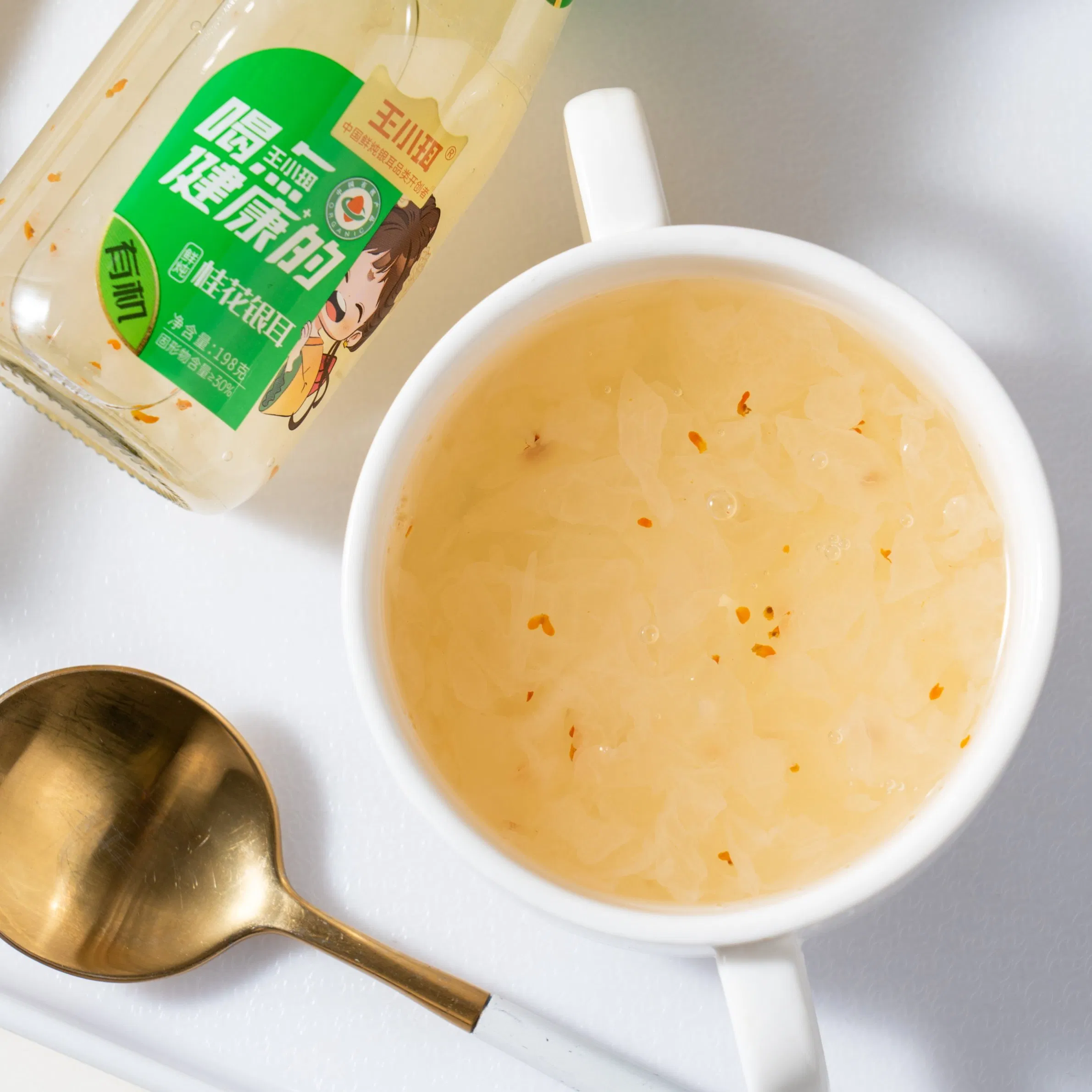 Instant Organic Canned Food, Healthy Convenient White Fungus Soup (osmanthus flavor)