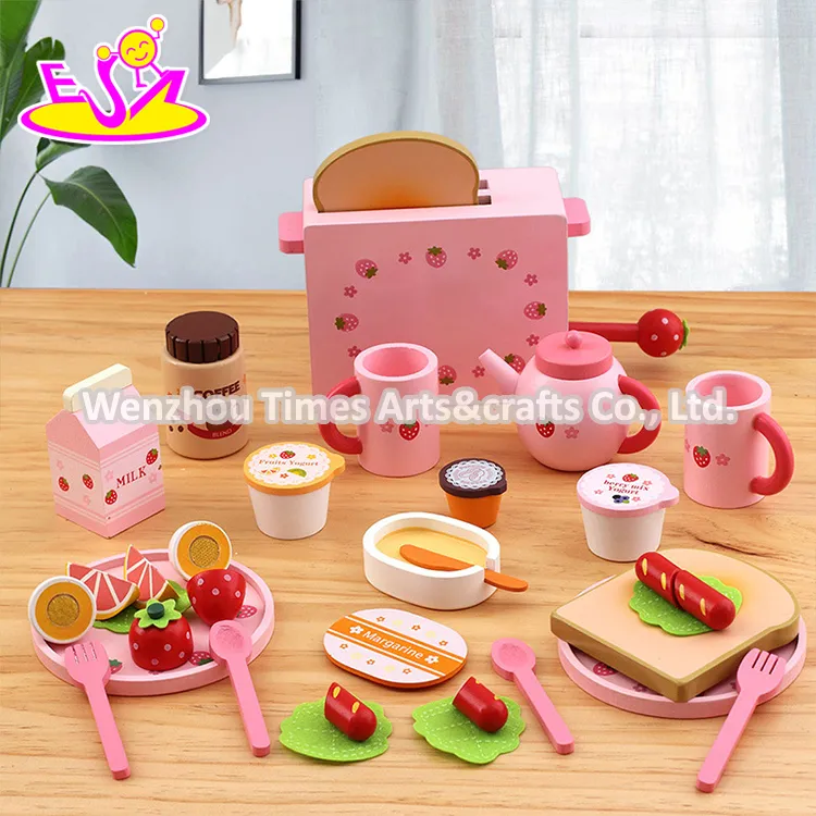 Wooden Breakfast Play Food 4