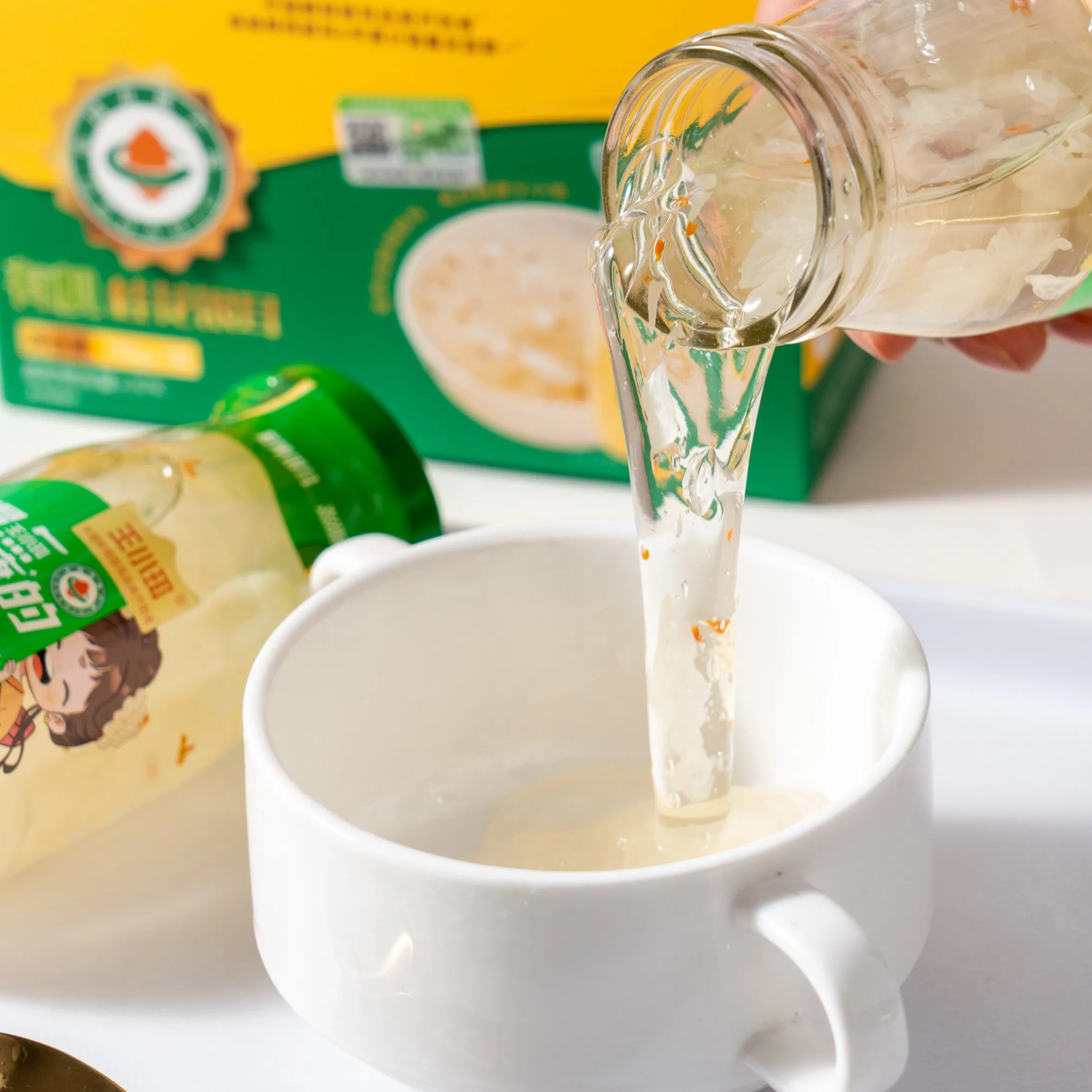 Instant Organic Canned Food, Healthy Convenient White Fungus Soup (osmanthus flavor)