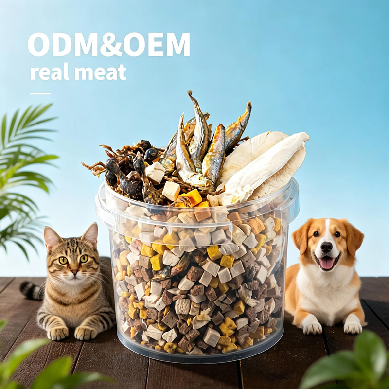 Healthy Pet Freeze Dried Food Cat Dog Snacks with Fresh Vegetables