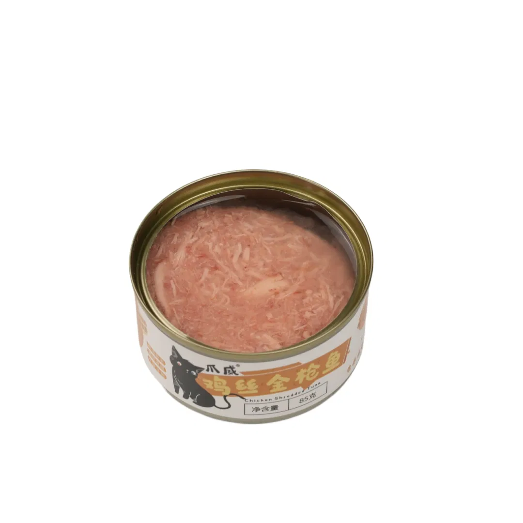 Silky Delicate Moist Formula Fresh Cut Meat Chicken / Tuna / Beef / Cod / Duck / Sea Snack / Fish Broth Sea Canned Pet/Cat Wet Food