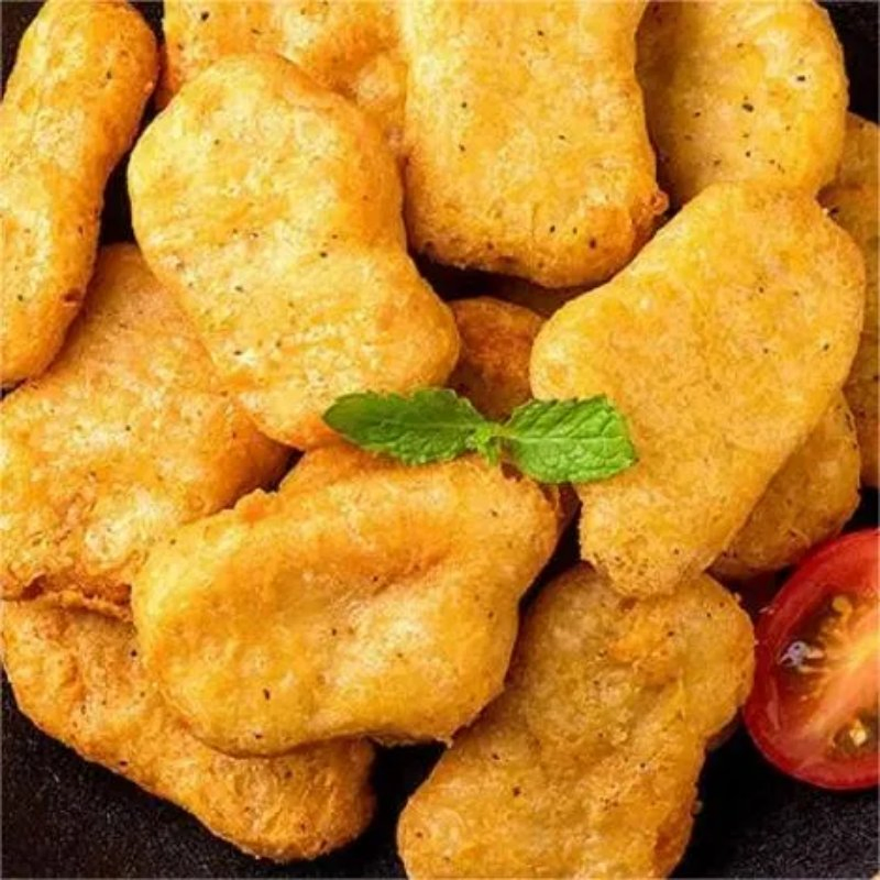 (yuchuan) Golden Plant-Based Chicken Nuggets for Kids High-Protein Vegan Sustainable Food &amp; Beverage