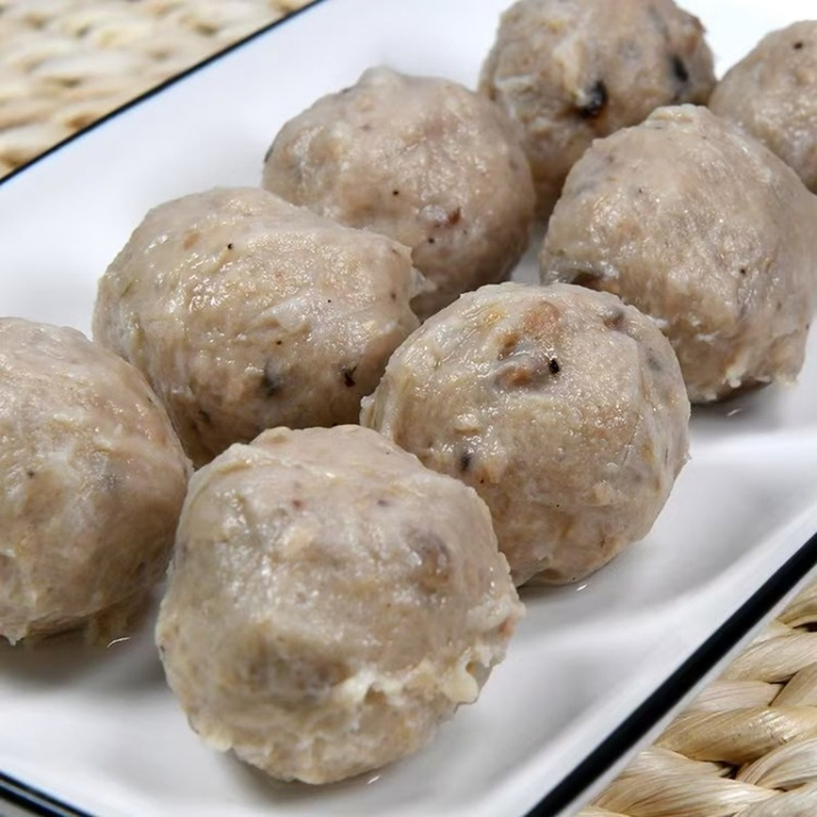 Juicy Stuffed Frozen Instant Food Shiitake Mushroom Tribute Balls for Hotpot Catering