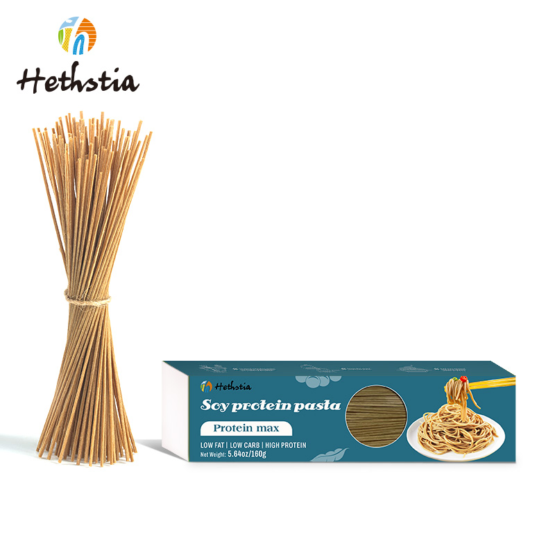 High-Protein Pasta Muscle-Building Noodles Vegan Soy Plant-Based Low Carb Pasta