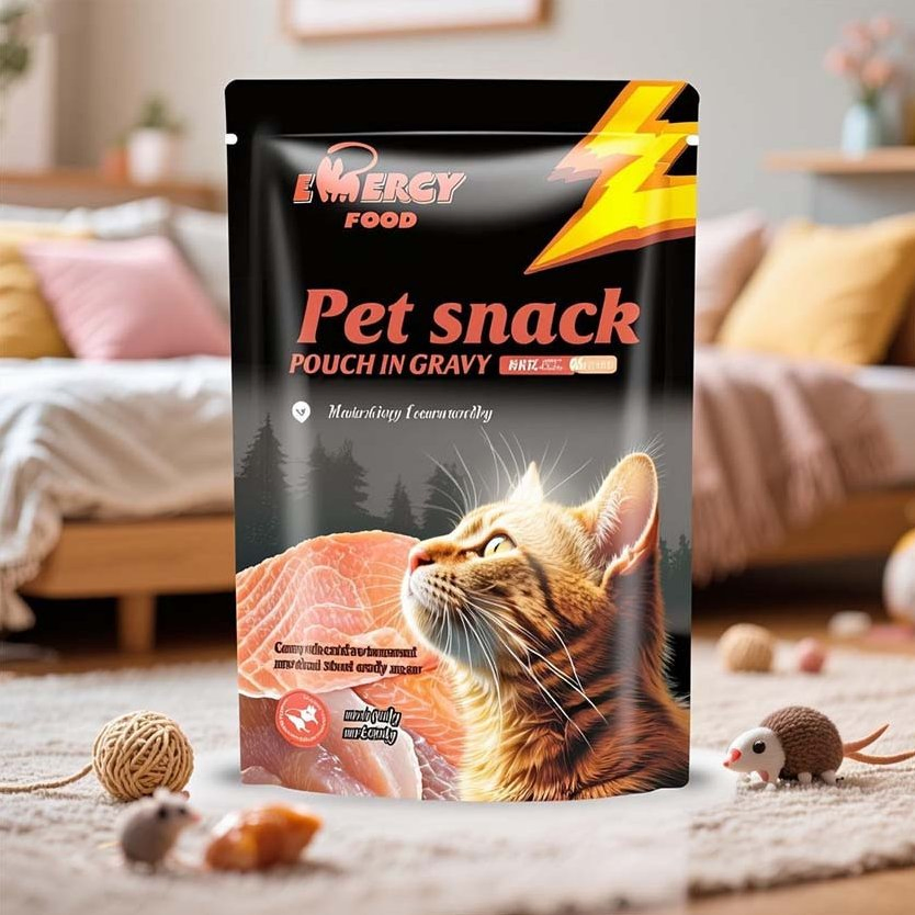 Best Selling OEM &amp; ODM High-Taste Cat Wet Food Meat-Based Bagged Pet Food Pet Products