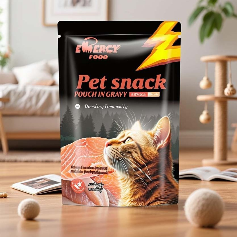 Best Selling OEM &amp; ODM High-Taste Cat Wet Food Meat-Based Bagged Pet Food Pet Products