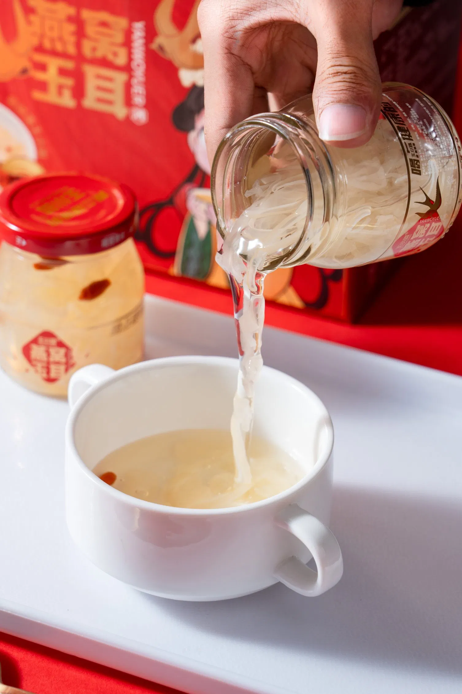 Edible Snow Fungus with Bird's Nest for Natural Ingredients Lovers