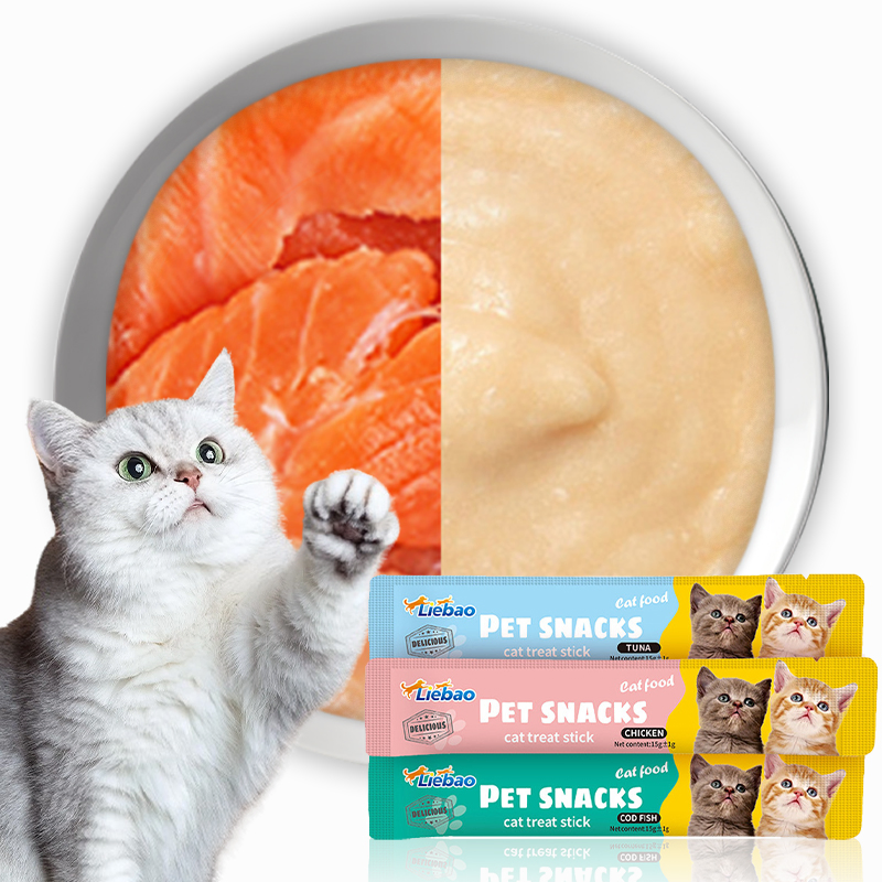 Pet Snacks Food Healthy High Nutrition Cat Strips Cat Treats in Sticks