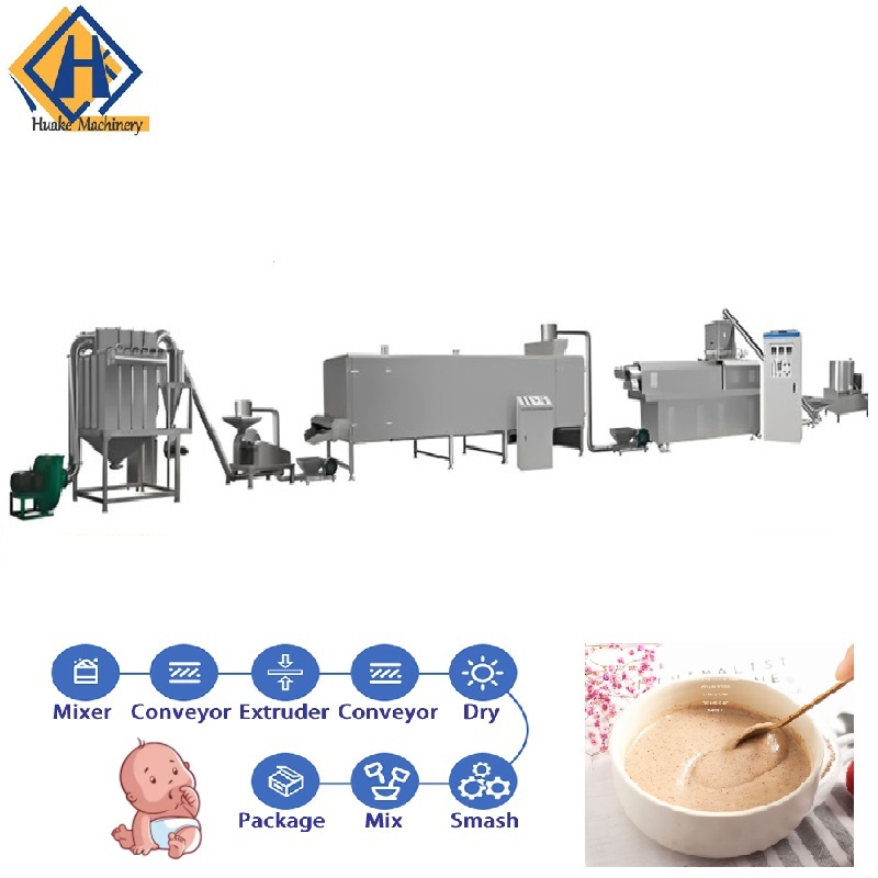 Nutrition Power Machine Instant Porridge Processing Making Machine Baby Instant Porridge Machine Nutritional Powder Food Making