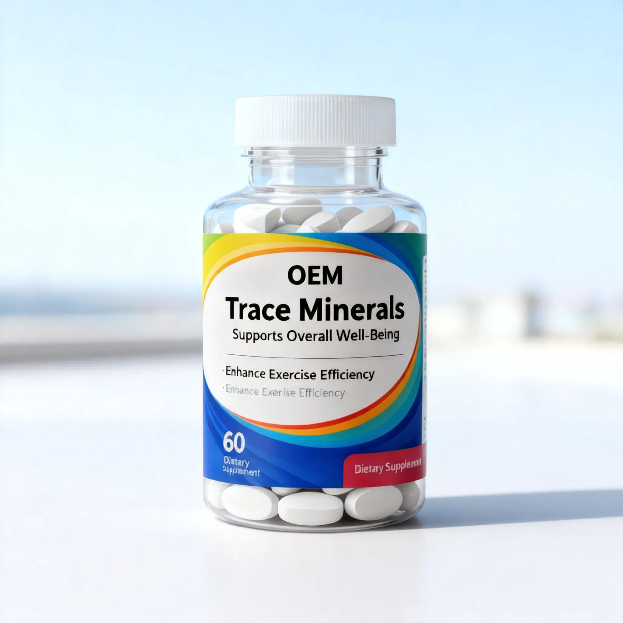 Immune Support Trace Minerals Tablets Zinc + Selenium Complex (Optional) Health Food OEM/ODM