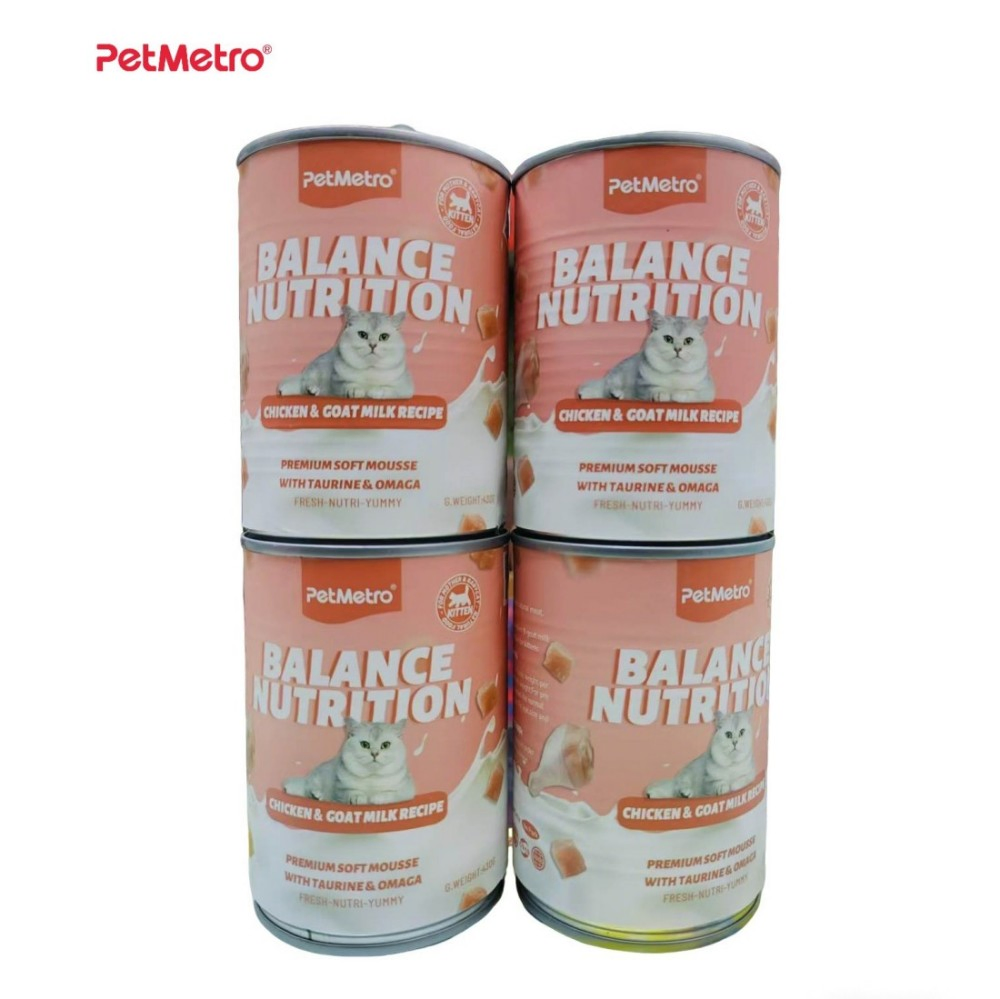 Chicken Based Soft Mousse with Added Goat Milk and DHA for Strong Start in Life Chicken Kitten Food