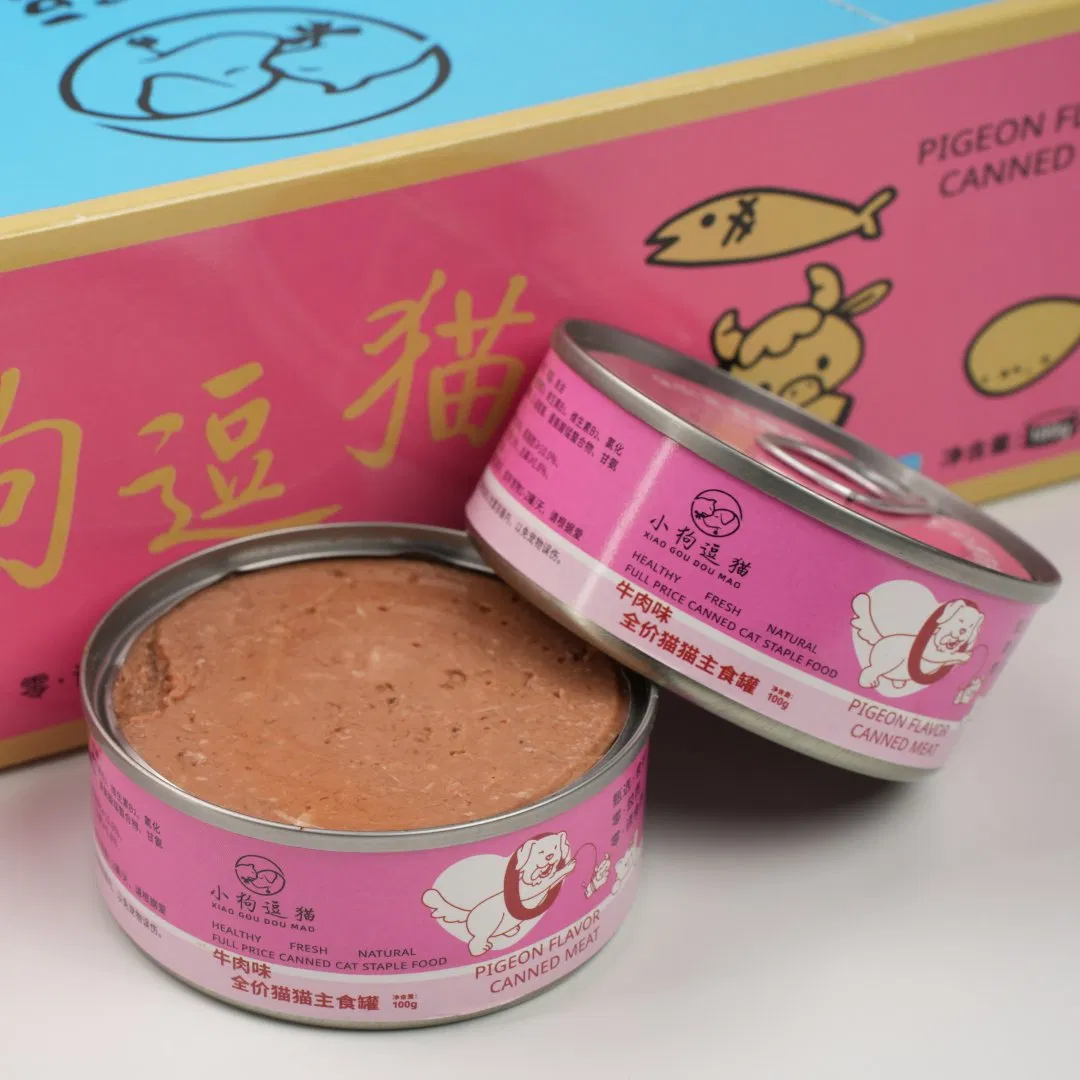 Safe Food-Grade Production Reliable Premium Pet Nutrition Chicken / Tuna / Beef / Cod / Duck / Sea Snack / Fish Broth Sea Canned Pet/Cat Wet Food