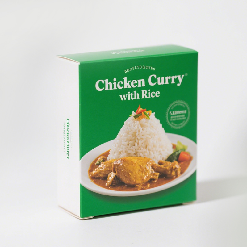 Eco-Friendly OEM&ODM Compostable Bulk Logo Custom Frozen Food Packaging Cardboard Boxes for Supermarkets and Ready-Meal Brands