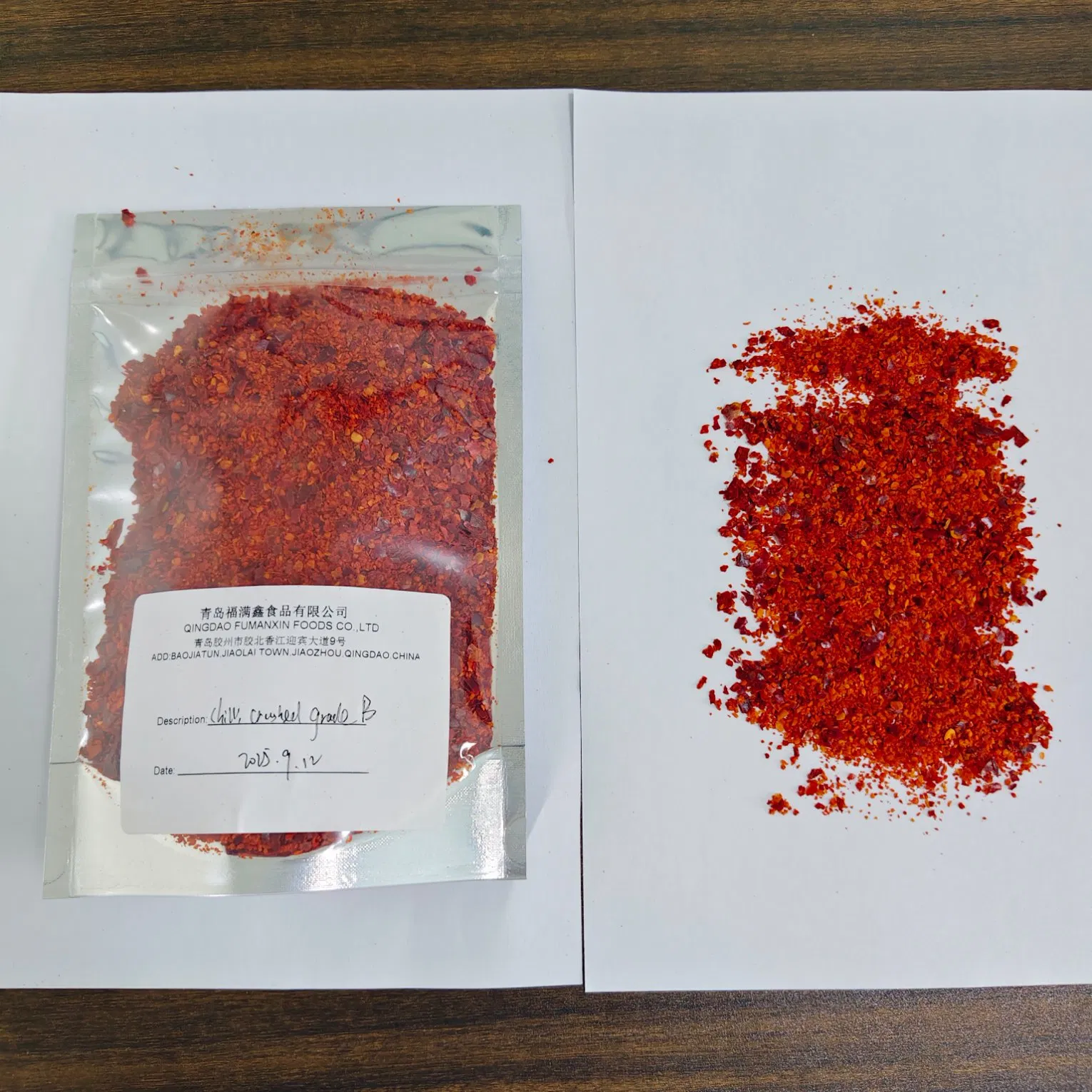 Organic Red Chili Pepper Flakes Dried Herb Powder Spice with Hot Spicy Taste Chili Flakes