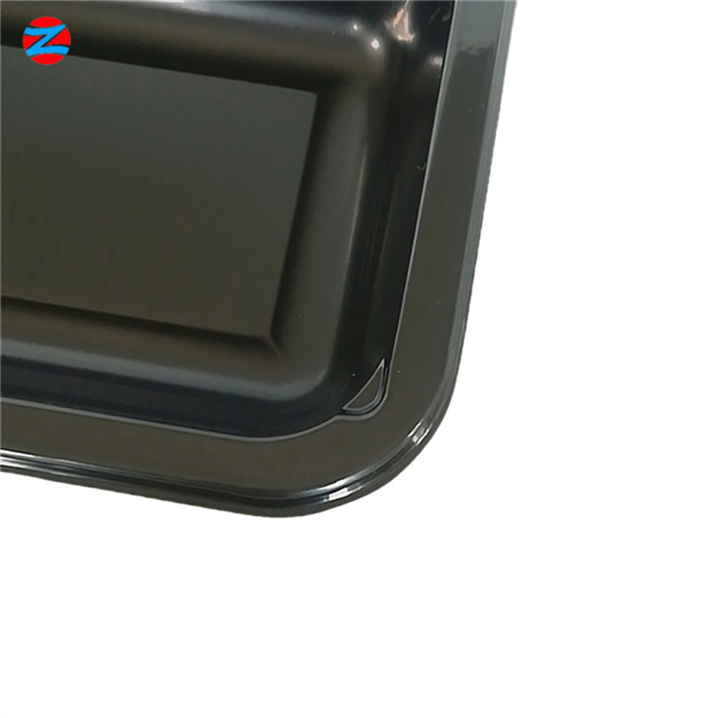 OEM Design High Barrier Performance 1/2/3 Compartment Plastic Cpet Food Tray for Frozen Meat or Ready Meal Packaging