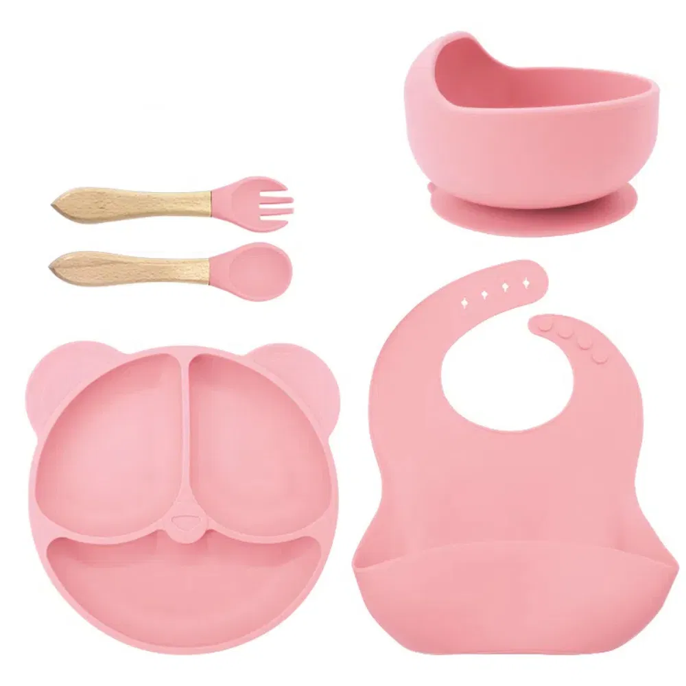 Wholesale SGS Food Grade Baby Items Silicone Tableware Silicone Baby Products