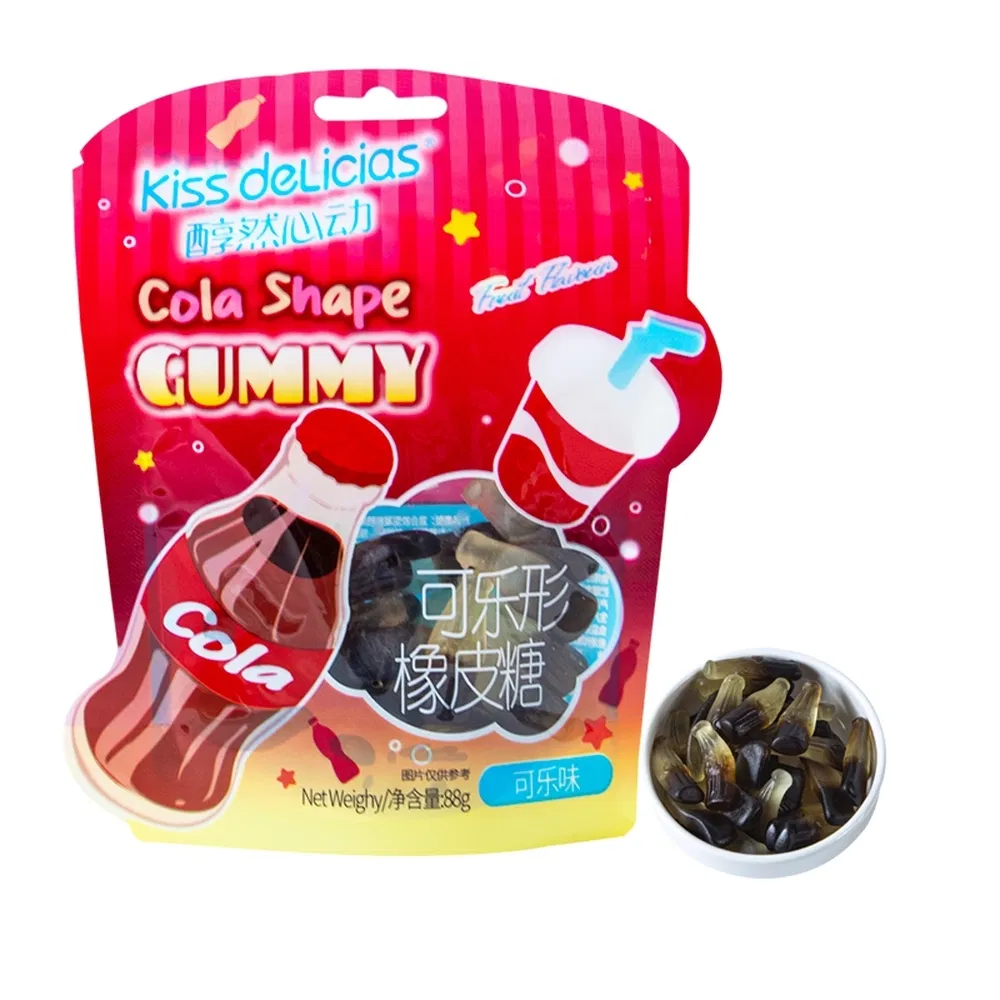Custom Small and Light Mixed Fruit Flavors Hy-S030 Cola Shaped Gummy Candy