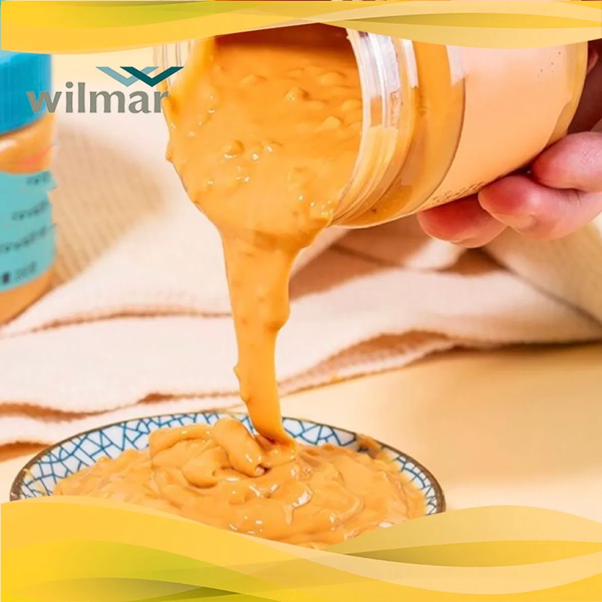 Organic Peanut Butter Granules for Baby Fitness Mix Noodles Breakfast Bread Spread Sauce Hot Pot DIP