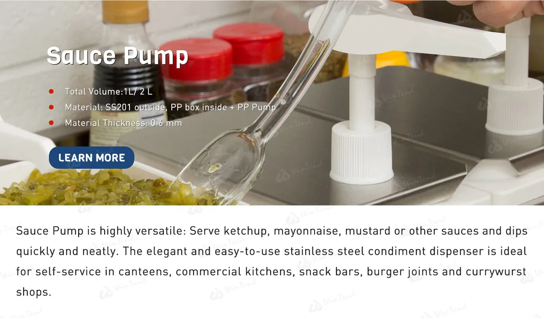 Kitchen Sauce Pump Four Heads