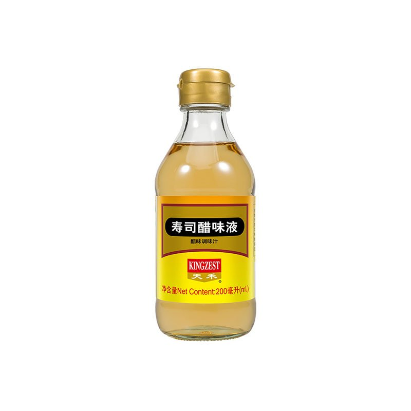 Halal 500ml Brewed Sweet Sushi Rice Vinegar Private Label Fermented Organic White Vinegar for Seafood