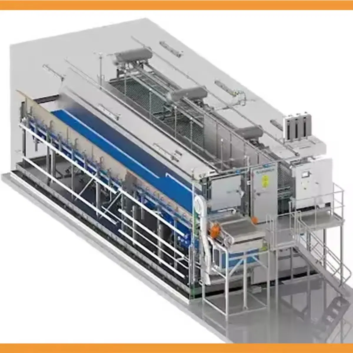 Commercial Quick Freezing Tunnel Freezer, Automatic IQF Freezer Machine for Fish, Shrimp, Chicken, Beef, Ready Meals and Frozen Food Production Line