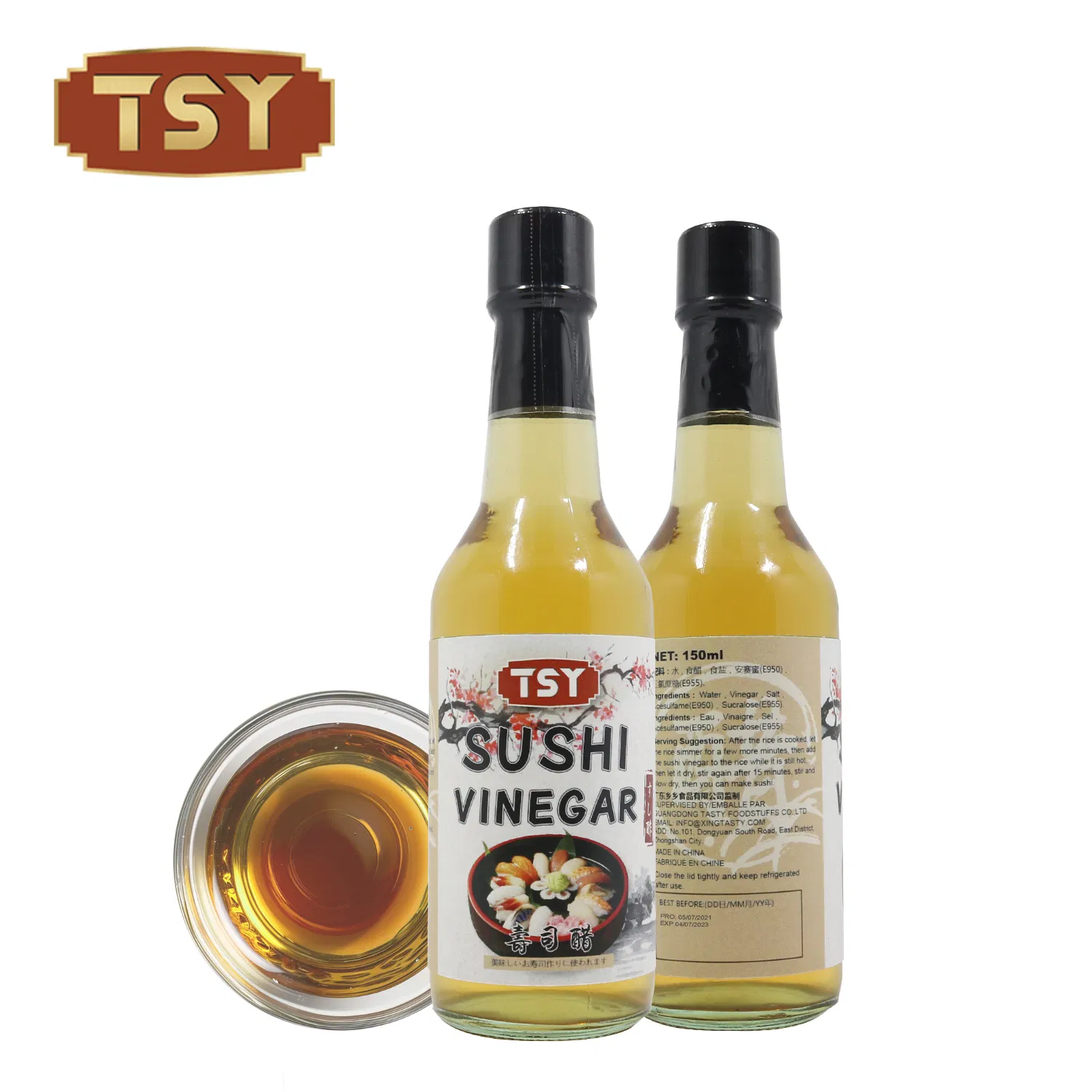 Guangdong Factory Natural Fermented Authentic Japanese Food Cuisine Halal Sushi Rice Vinegar