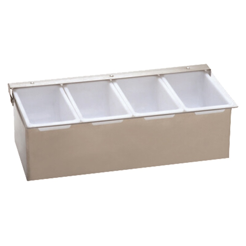 Hot Commercial Kitchen Acrylic Condiment with 5 Divider