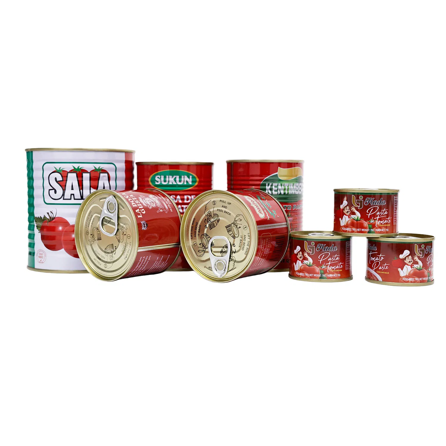 High-Quality Tin-Packaged Tomato Sauce China, 28-30% Hot Selling, Wholesale Factory Price
