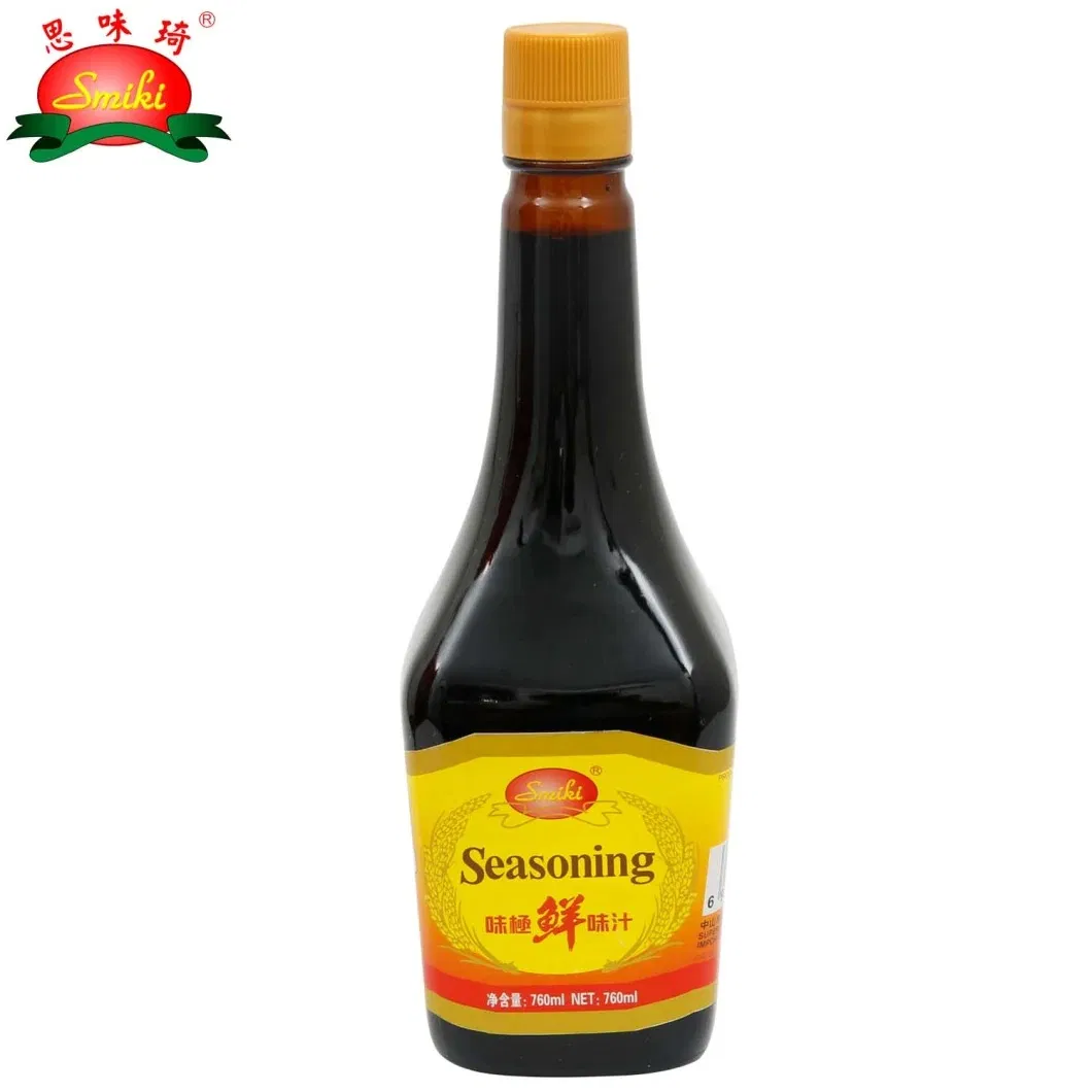 Top Grade Healthy Food Seasoning Sauce with Glass Bottle on Hot Selling
