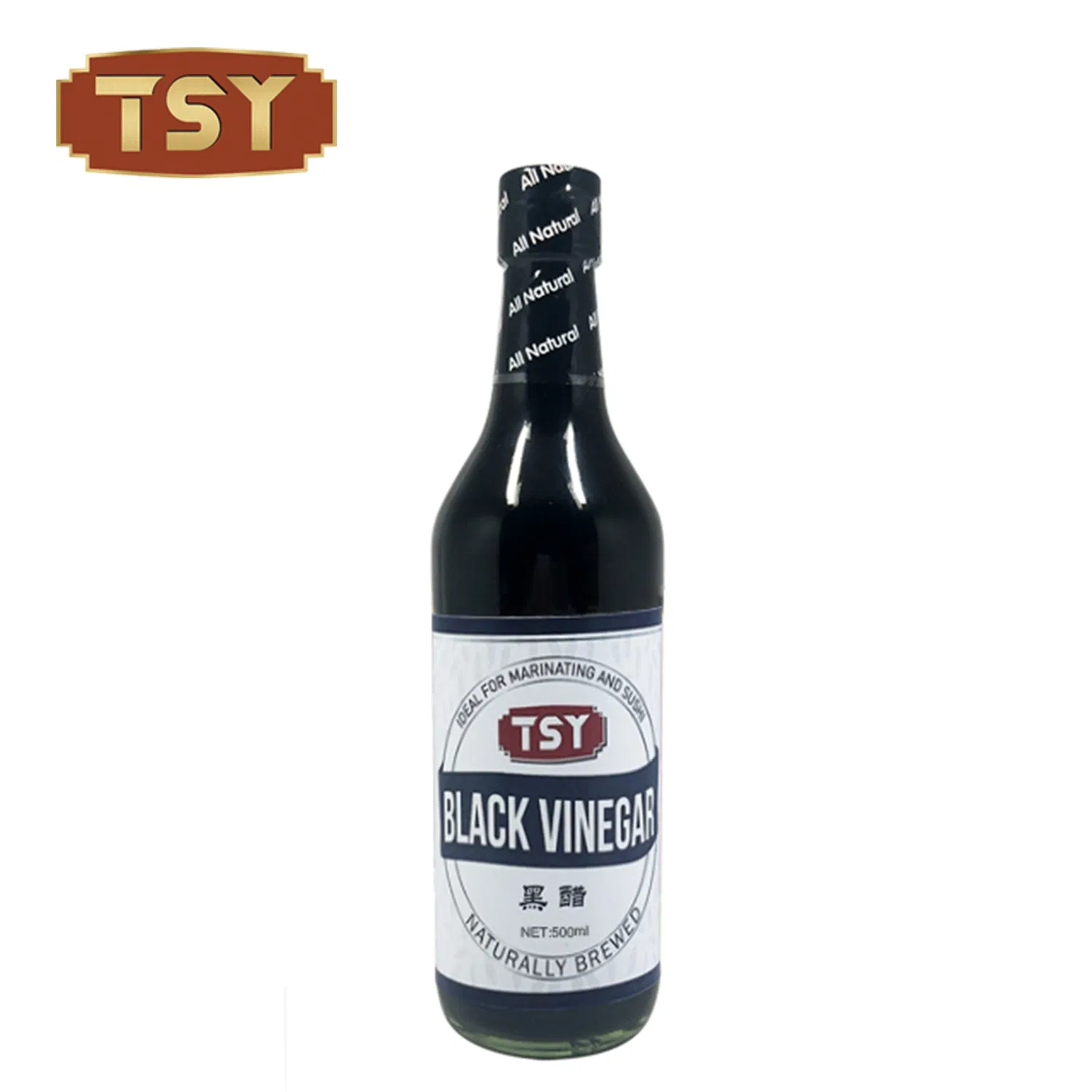 Tsy Food Rice Natural Fermented Five-Grain Aged Halal Kosher Black Vinegar