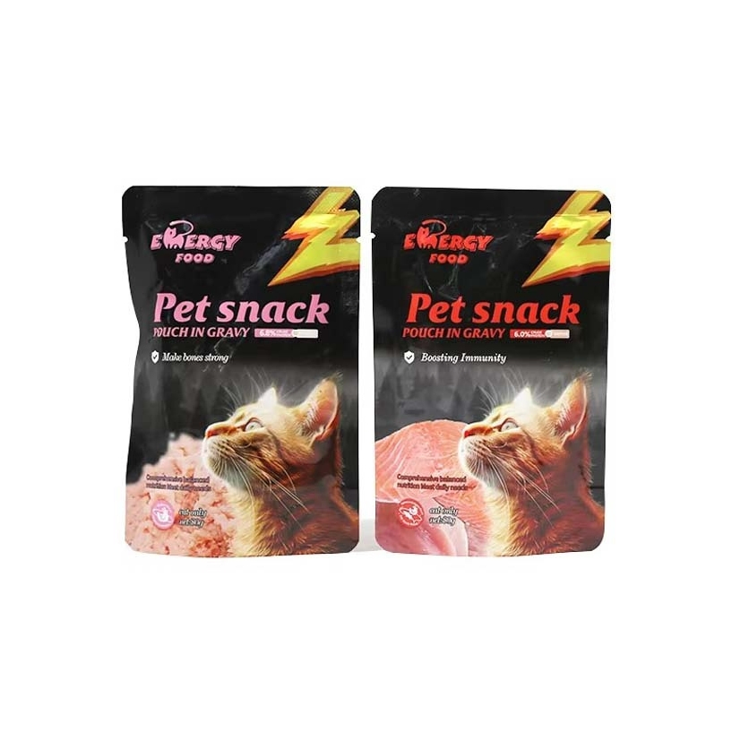 Best Selling OEM &amp; ODM High-Taste Cat Wet Food Meat-Based Bagged Pet Food Pet Product