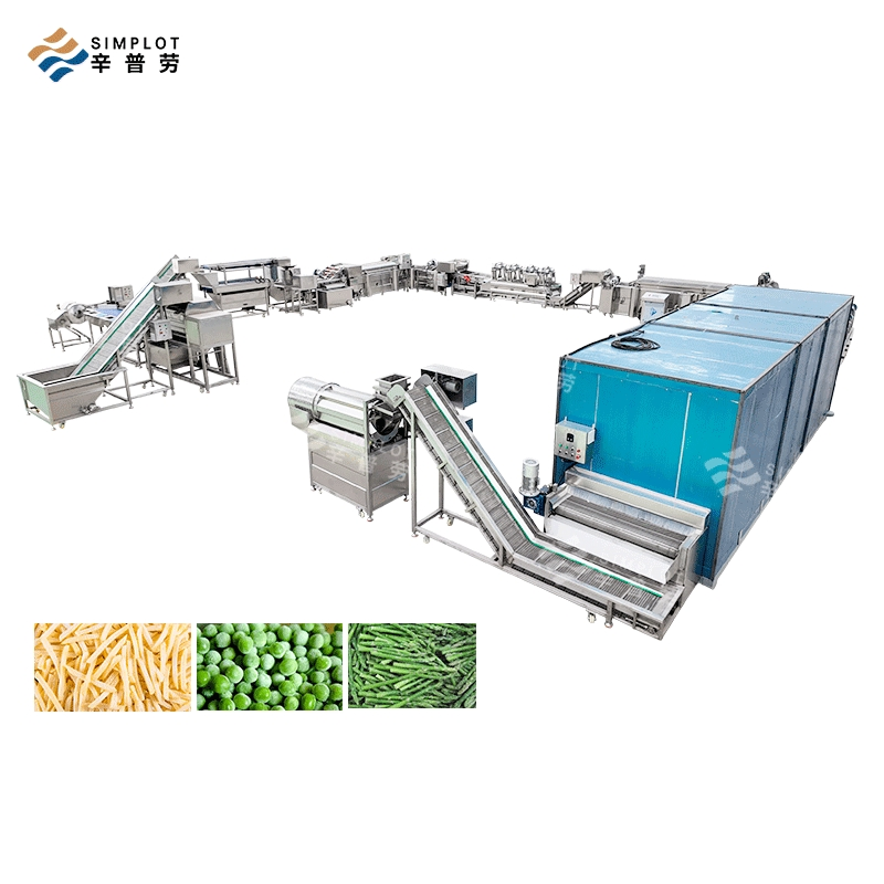 Double Spiral Tunnel Blast Freezer for Dumpling Baozi Ready Meal Bread Pancake Frozen Food Production Line