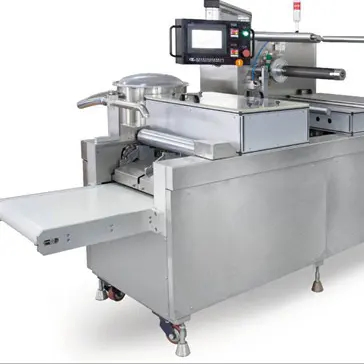 Ready Meal Skin Packing Machine for Cooked Food Thermoforming Packaging Machine Frozen Meal Tray Sealer Vsp