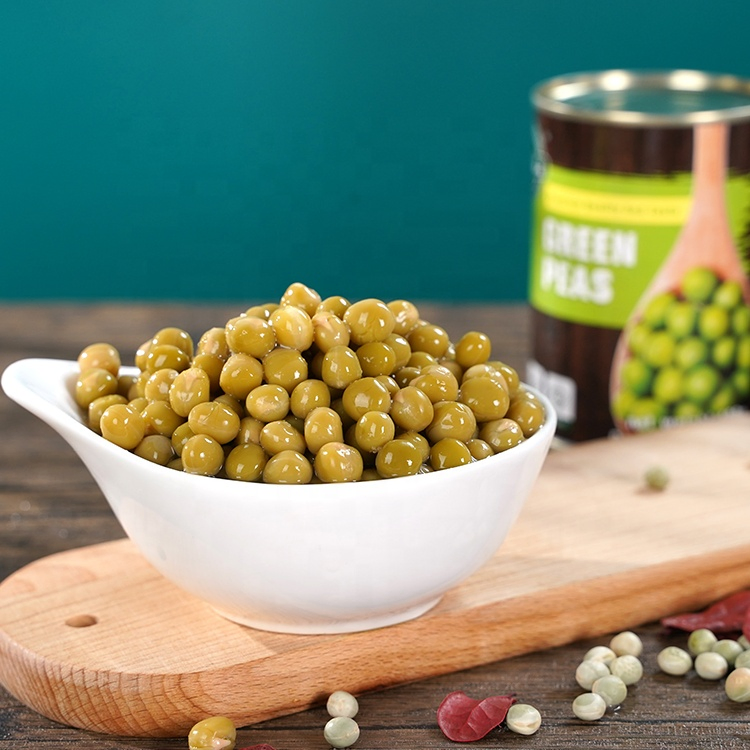 Hot Selling Canned Green Peas Canned Food 400g to America &amp; Arabic Country