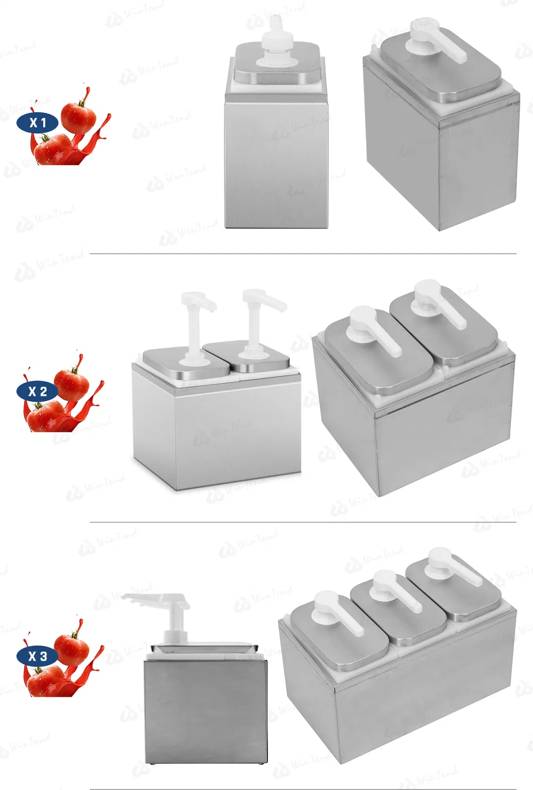 Sauce Pump Dimension