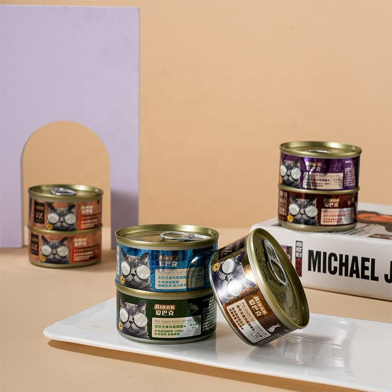 Staple Canned Cat Can Full-Price Adult Cat Kittens Gluten-Free Fresh Meat Cat Food Nutrition Ready-to-Eat Wet Food