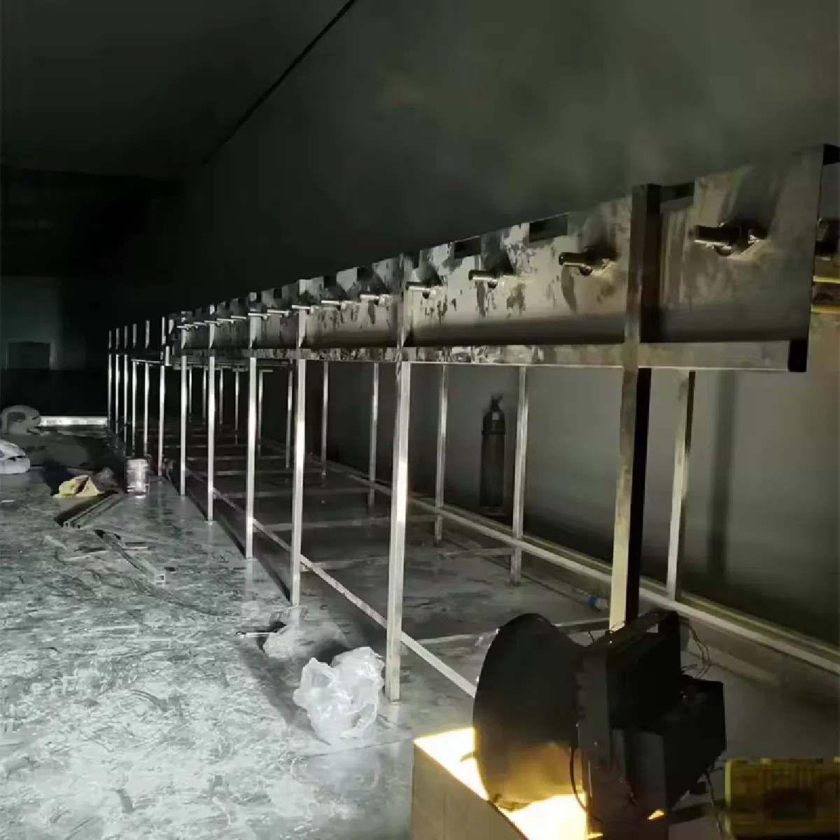 Commercial Quick Freezing Tunnel Freezer, Automatic IQF Freezer Machine for Fish, Shrimp, Chicken, Beef, Ready Meals and Frozen Food Production Line