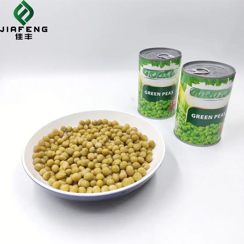 2024 New Wholesale Canned Green Peas Healthy Organic Tin Packing Can Food in Brine