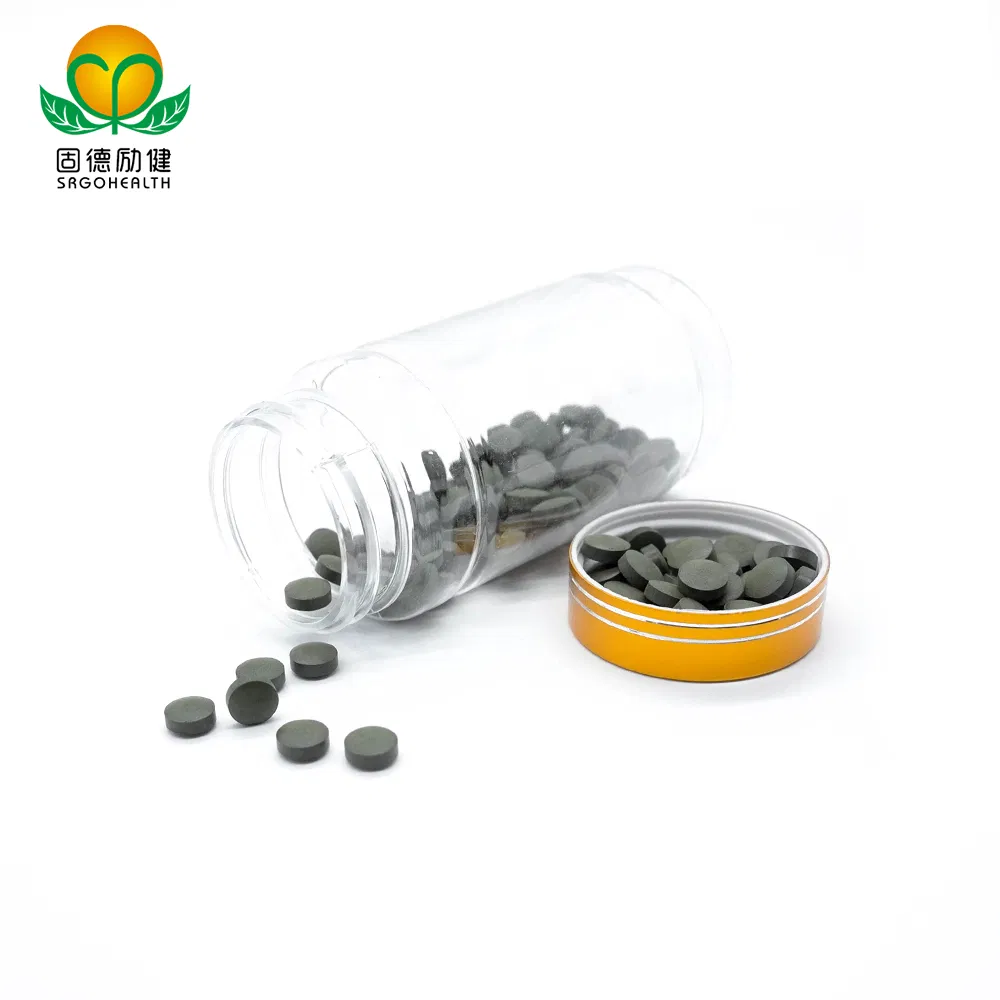 OEM Private Label Green Food for Losing Weight Spirulina &amp; Ginseng Mixed Tablet