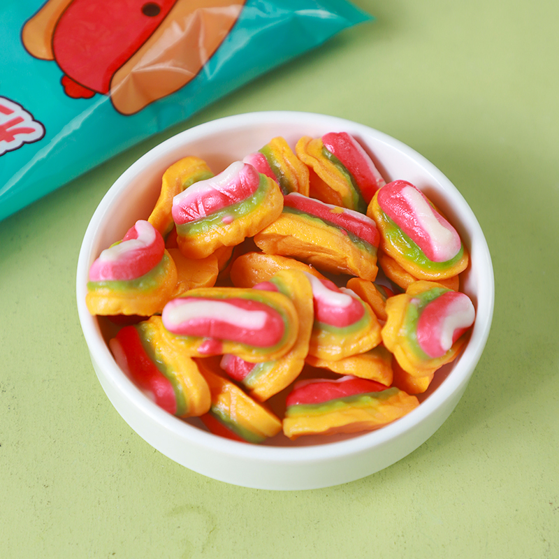 3D Shape Gummy Fruit Candy Toy Candy Custom Gummy Soft Candy